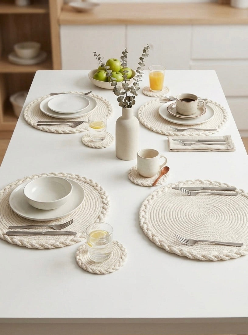 Placemats with coasters