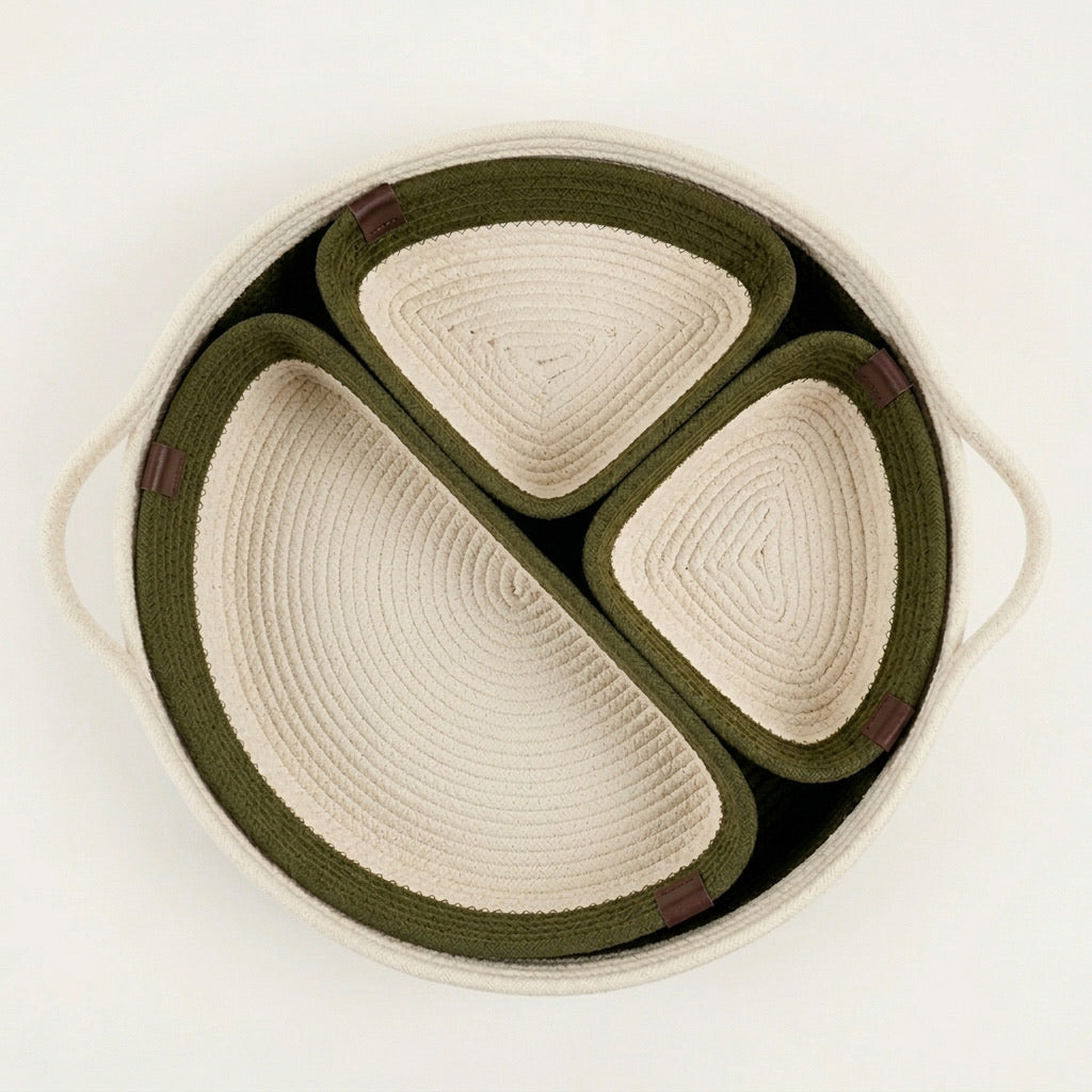 Cotton rope tray