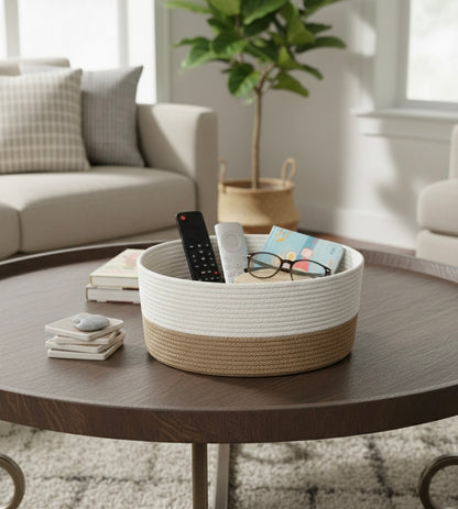Cotton Rope storage Basket