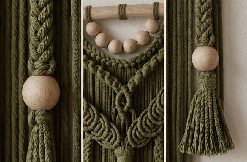 Naseem Macrame wall decor.