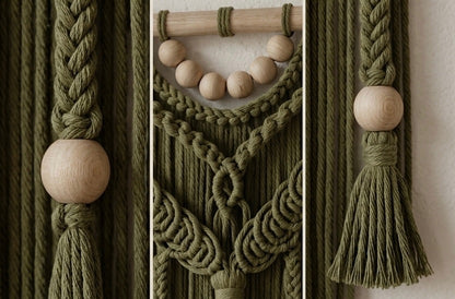 Naseem Macrame wall decor.