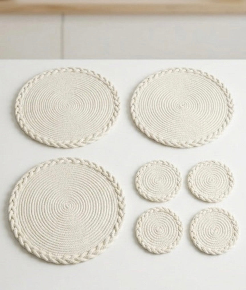 Placemats with coasters