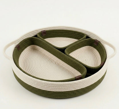 Cotton rope tray
