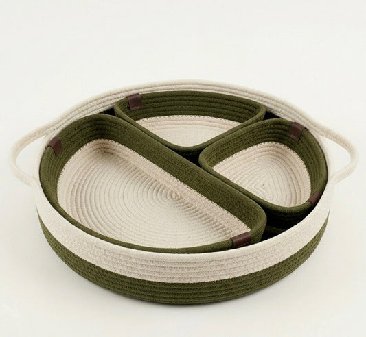 Cotton rope tray