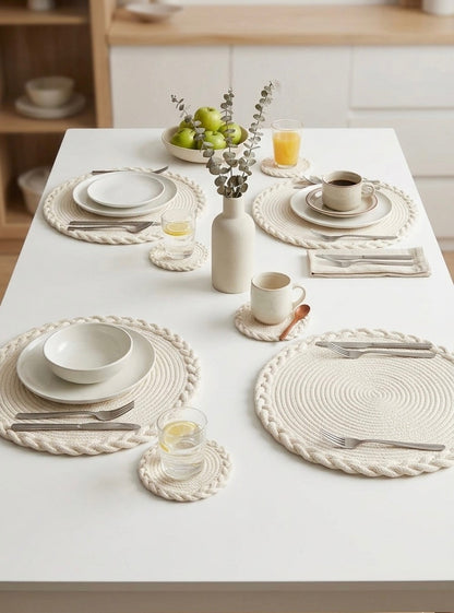 Placemats with coasters