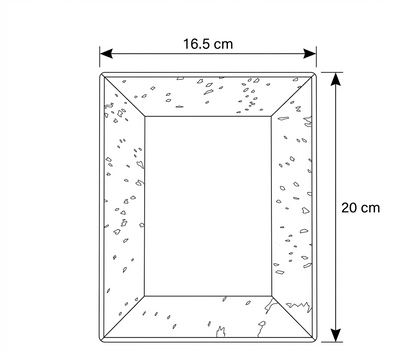 Grain Rectangular mirror