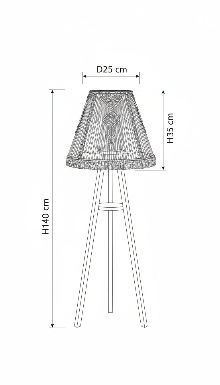 Halina Tripod Lamp