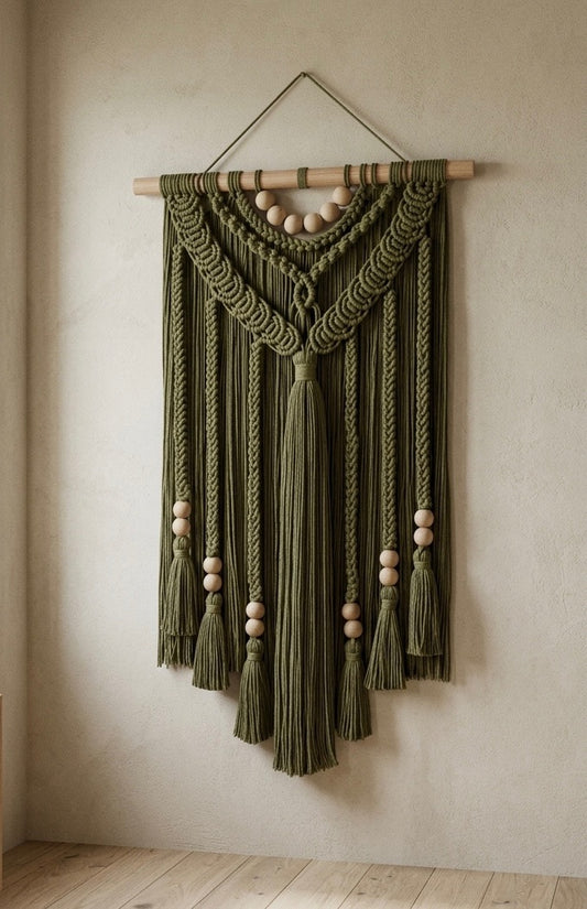 Naseem Macrame wall decor.