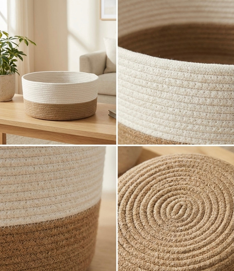 Cotton Rope storage Basket