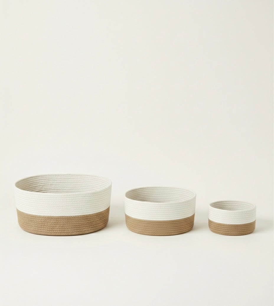 Cotton Rope storage Basket