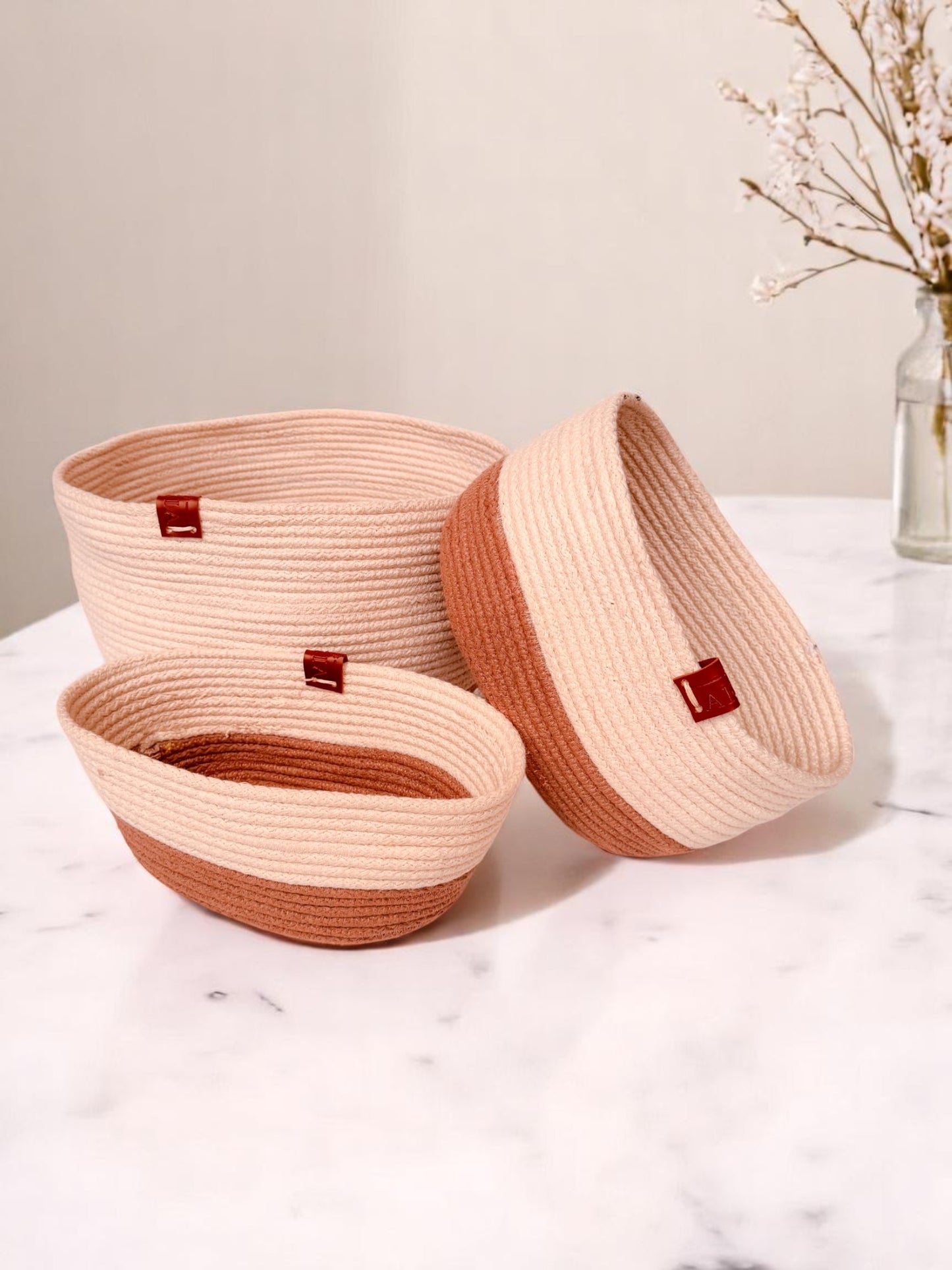 Cotton Rope storage Basket